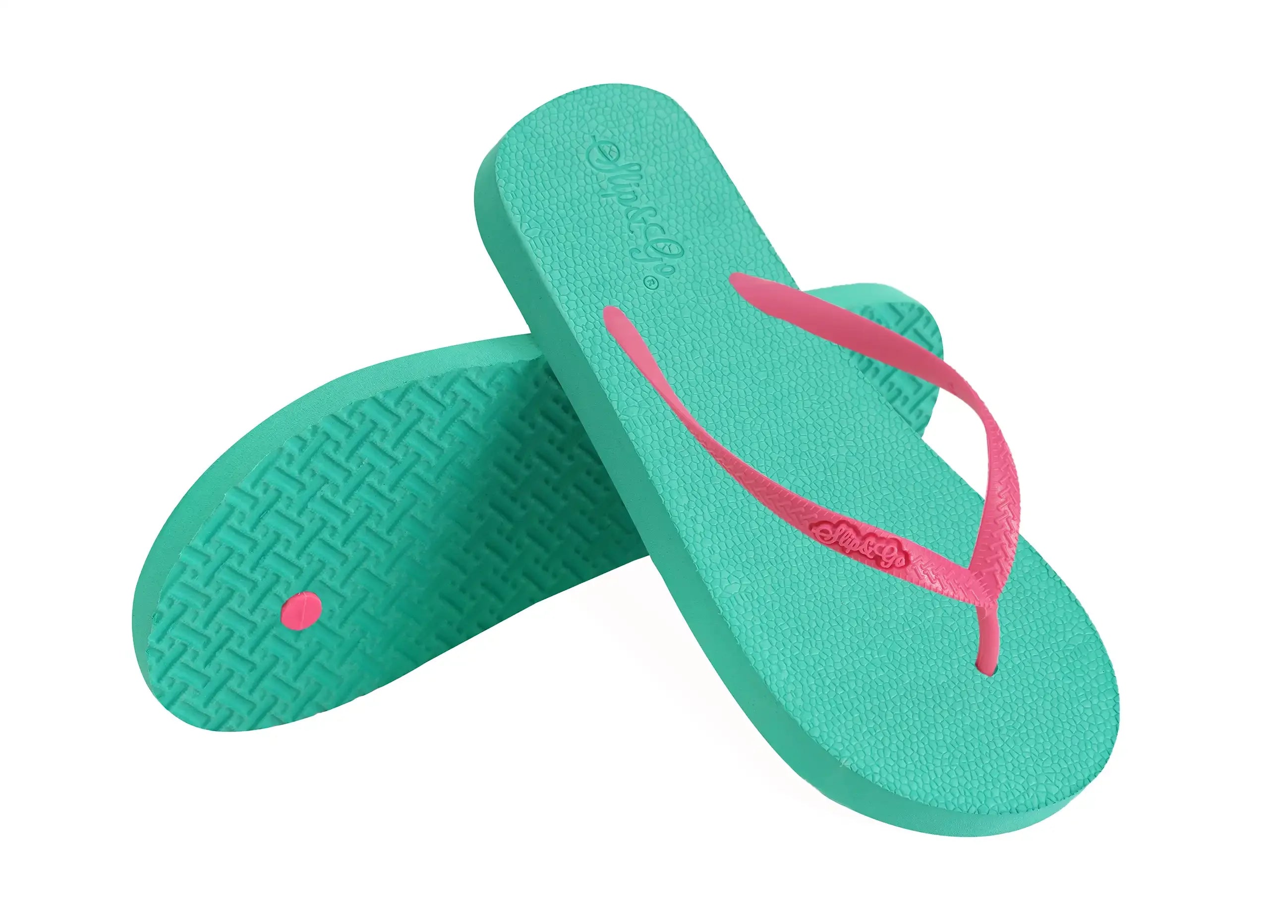 Slip&Go - Aqua Turquoise Premium Women's Comfort Slipper 73