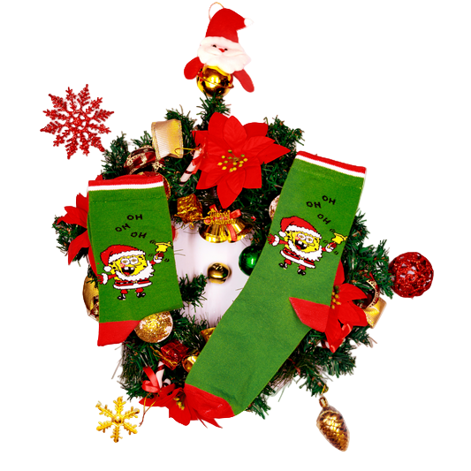 Santa SquarePants - Comedy Socks