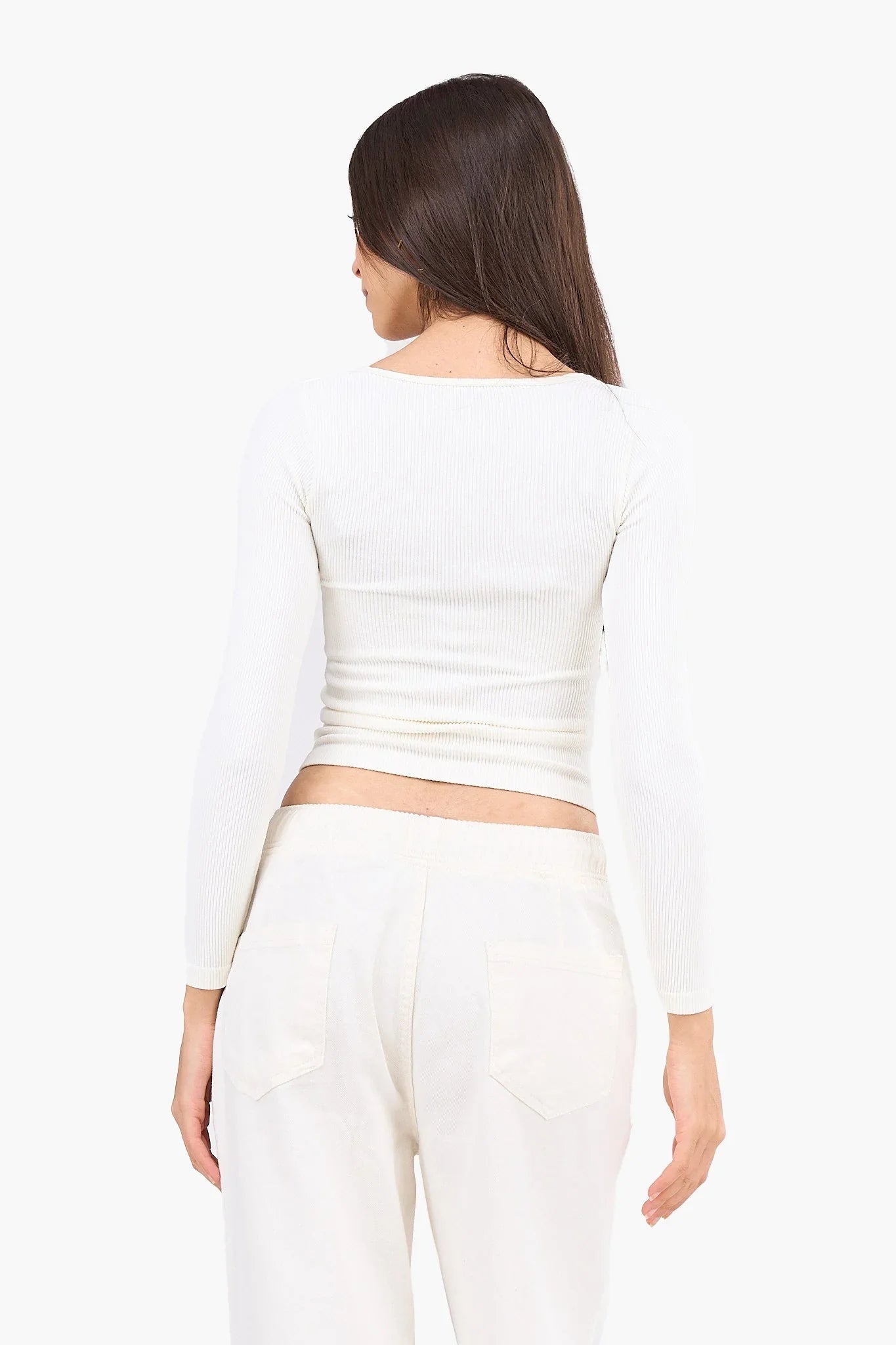 Square Neck Cropped Top - Clue - Babazzaro