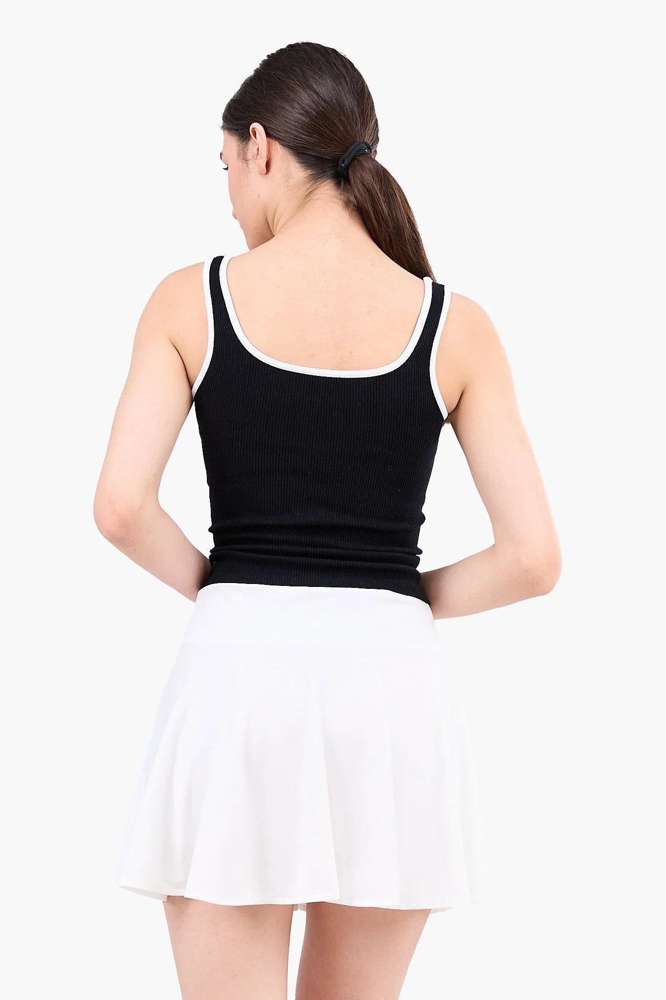 Square Neck Sleeveless Top - Clue - Babazzaro