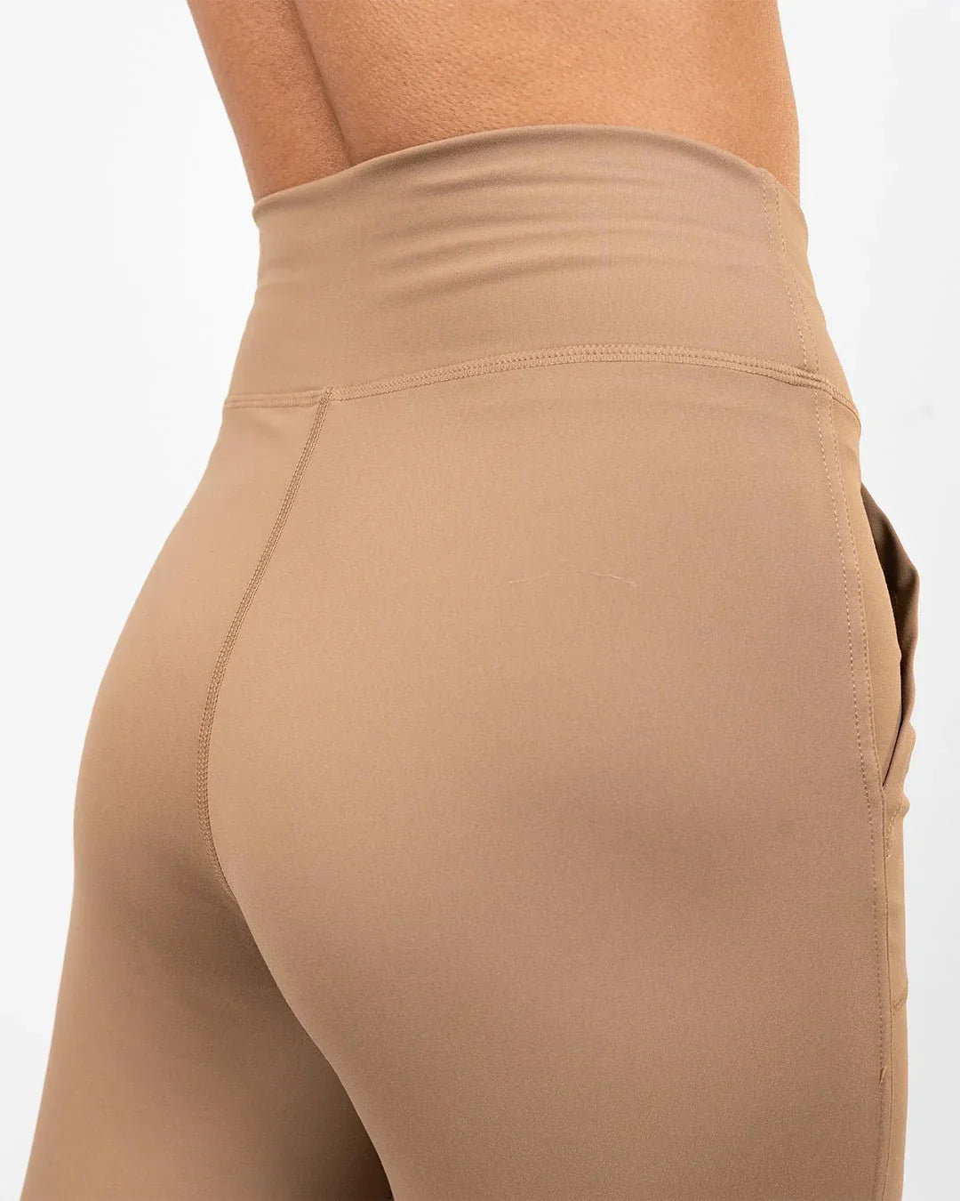 Straight Leg Yoga Pants Beige - Bfeerce - Babazzaro