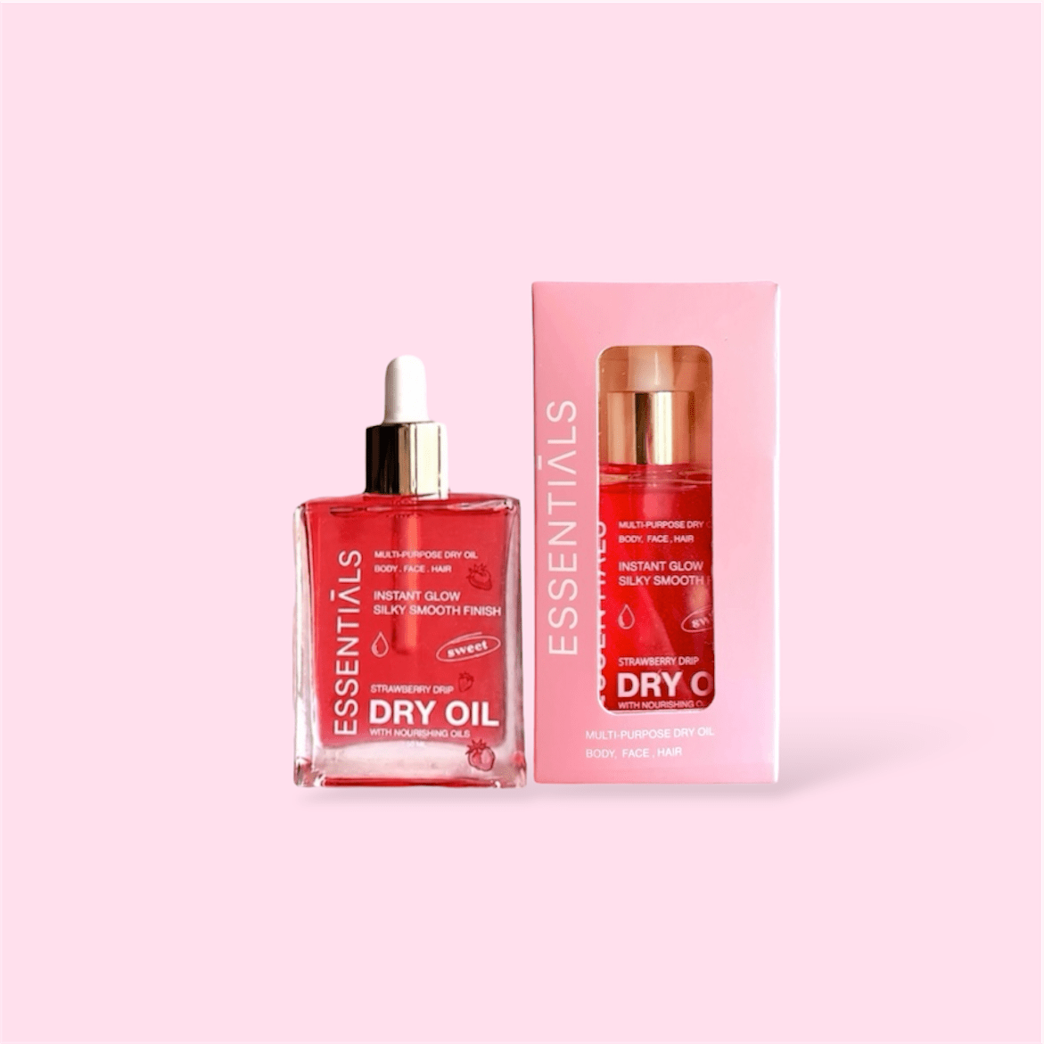 Strawberry Drip Multipurpose Dry Oil - Essentials - Babazzaro