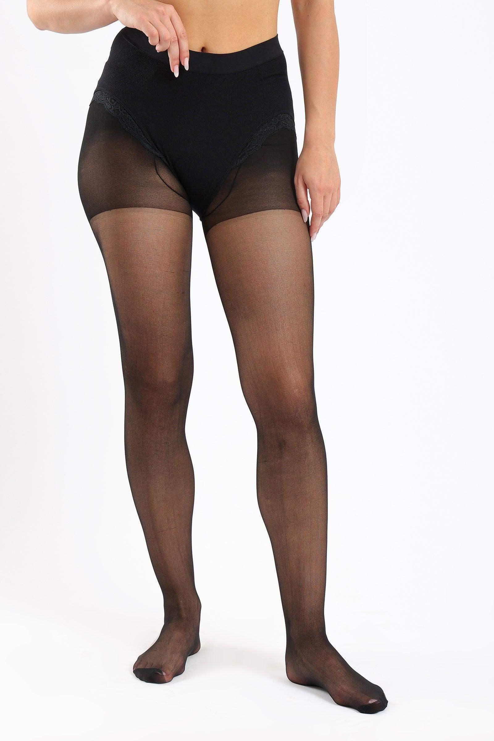 Carina - Stretch Pantyhose - 2 Pcs 1