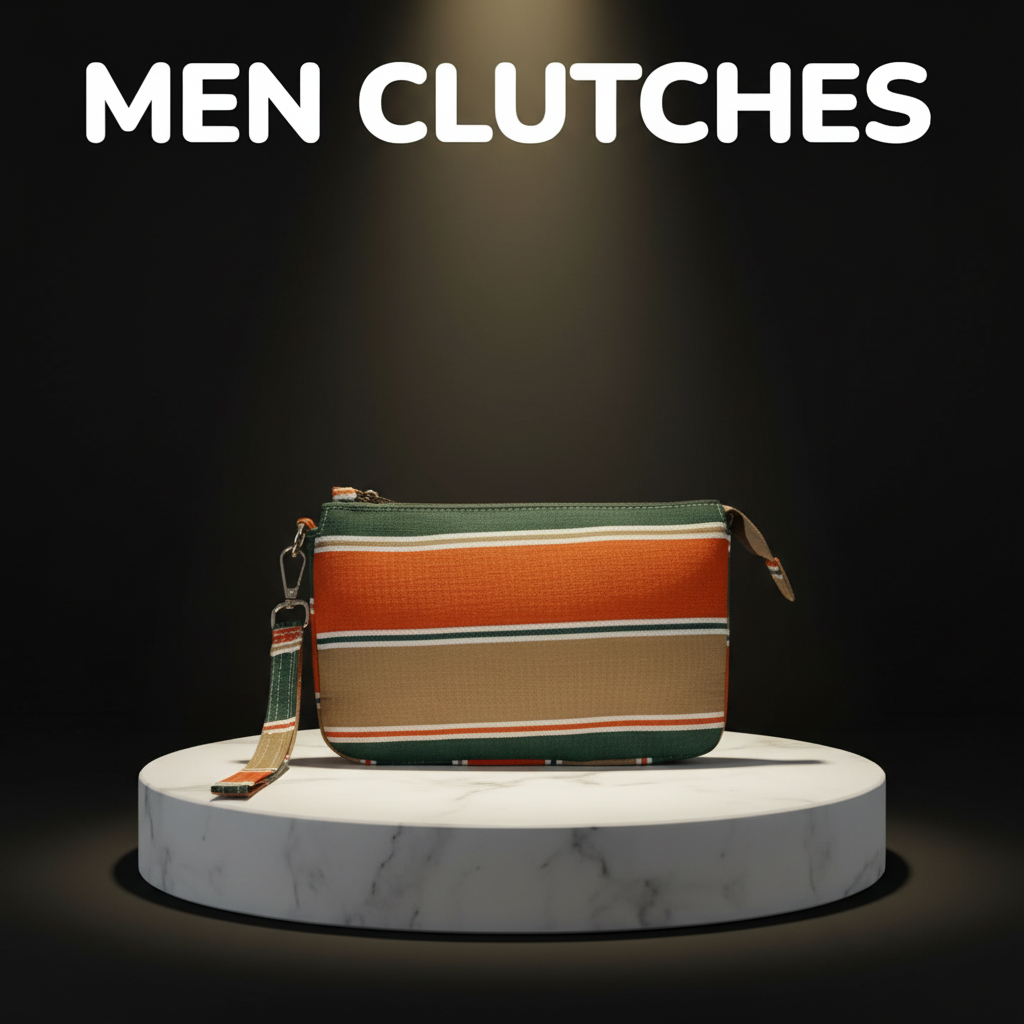 Striped with orange and beige and green - The Concept Store 1