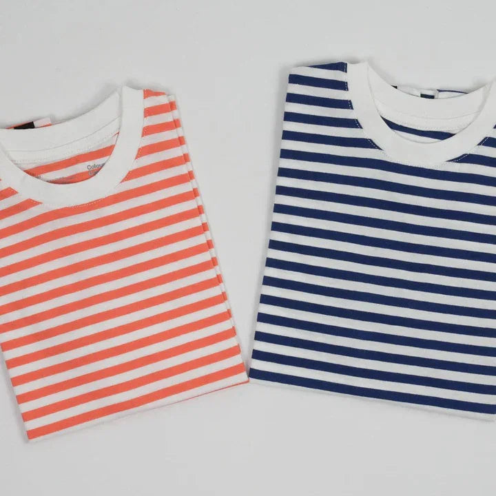 Colour Capsules Striped Crewneck Tee 1