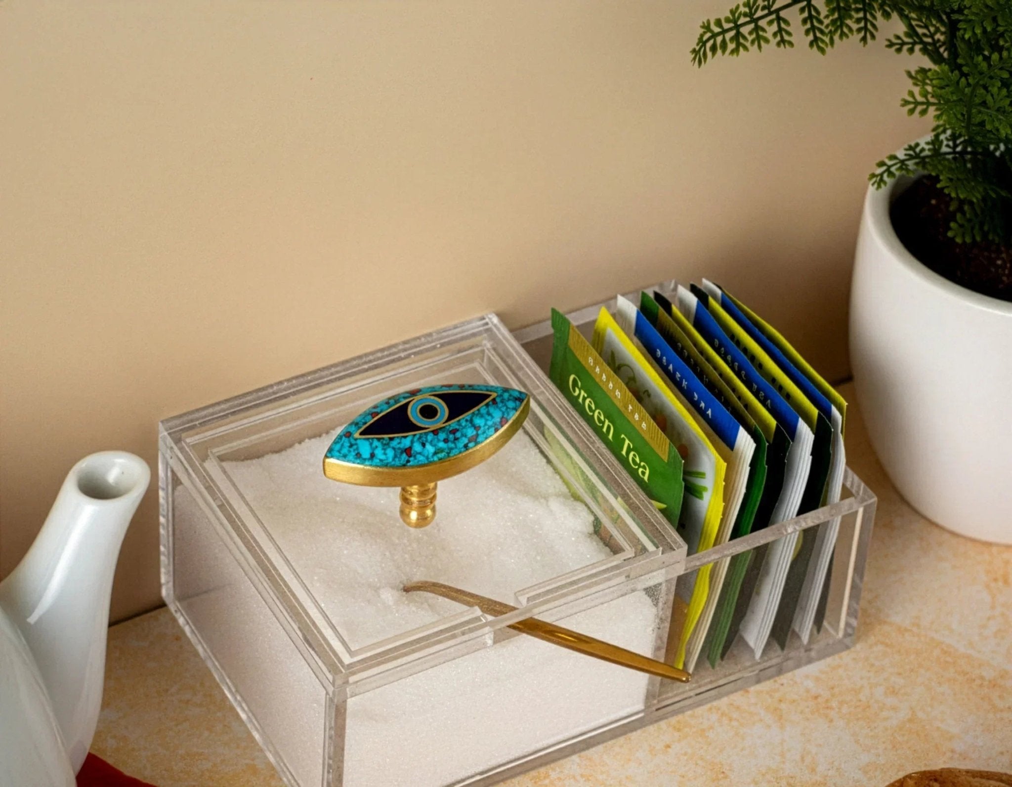 Sugar Organizer - Turquoise Evil Eye - Rechote - Babazzaro