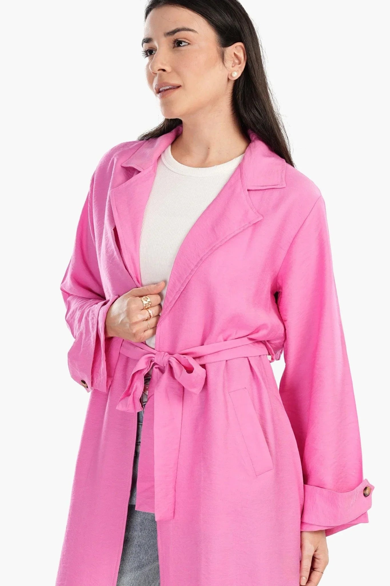 Summer Lightweight Trench Coat - Clue - Babazzaro