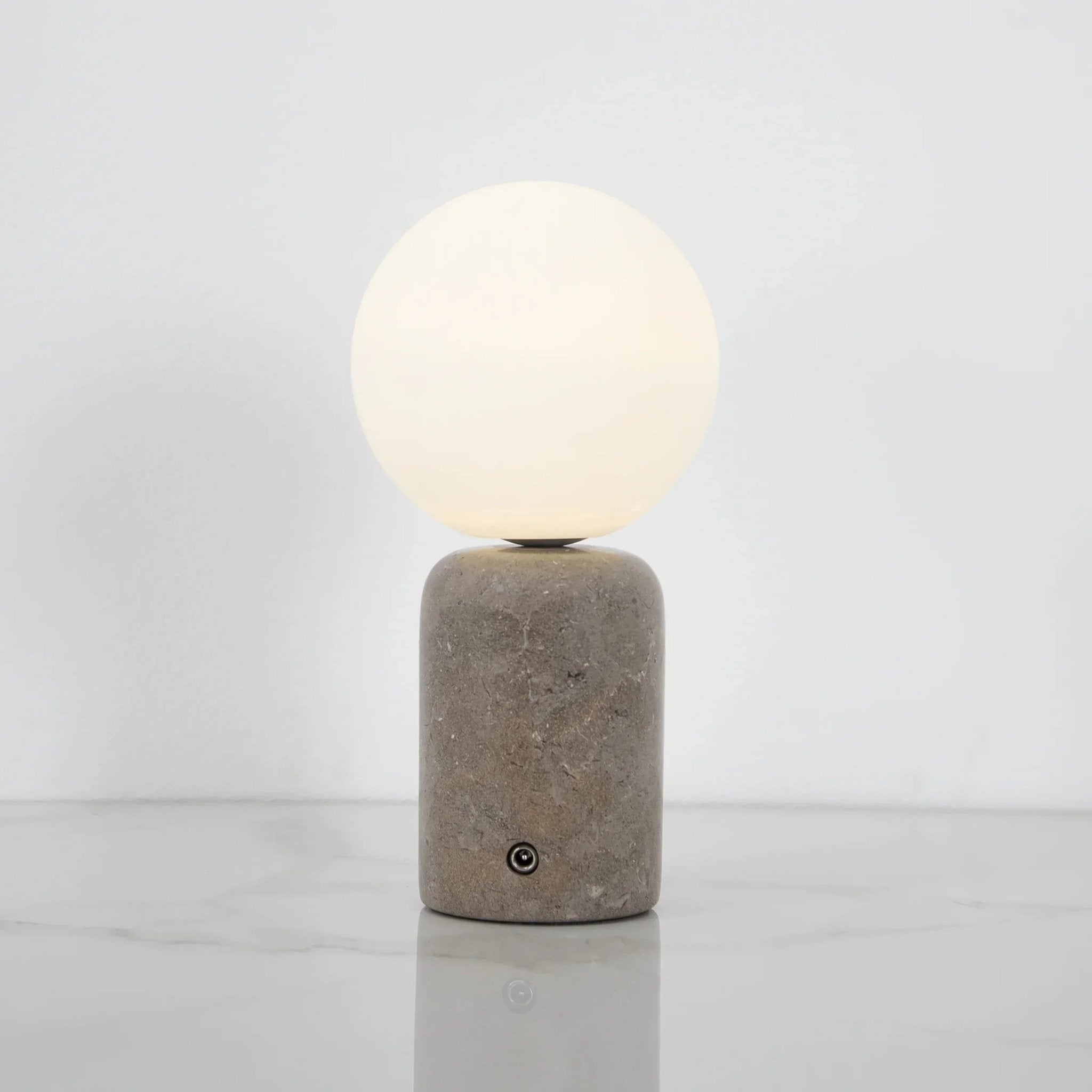 The Nuuk Table Lamp | Triesta Grey | Cordless - Rechargable - EgyVolt - Babazzaro