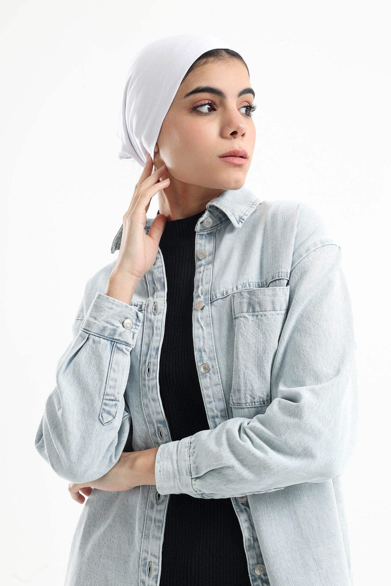 Carina - Tie Back Hijab Cap 1
