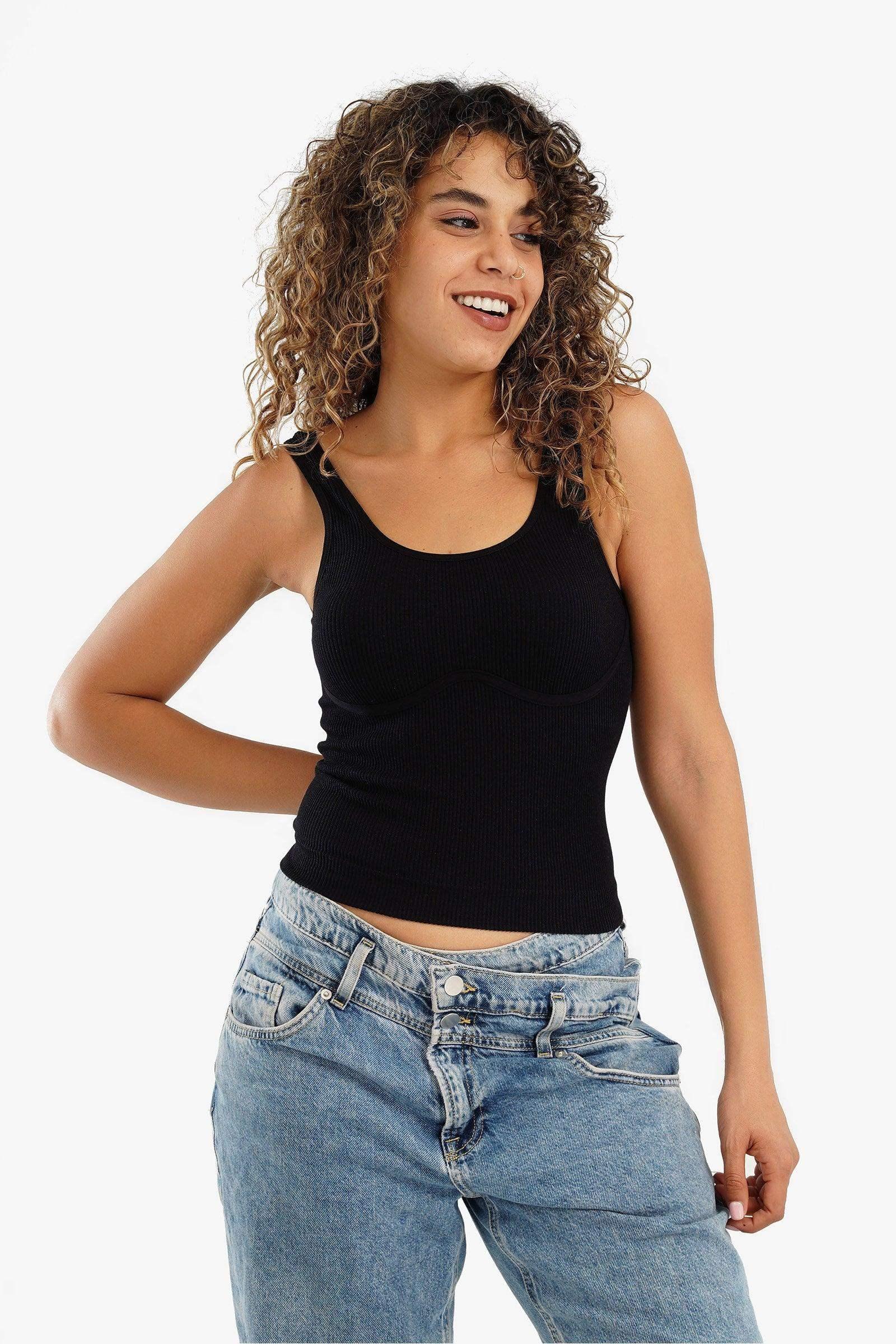 Carina - Top with Back Round Neck 1