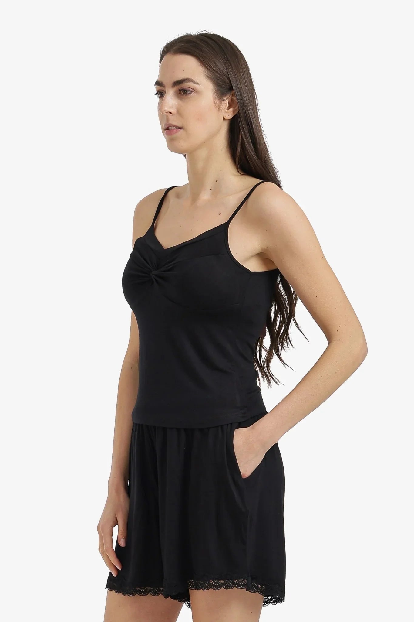 Twist - Front Detail Pyjama Set - Carina - Babazzaro