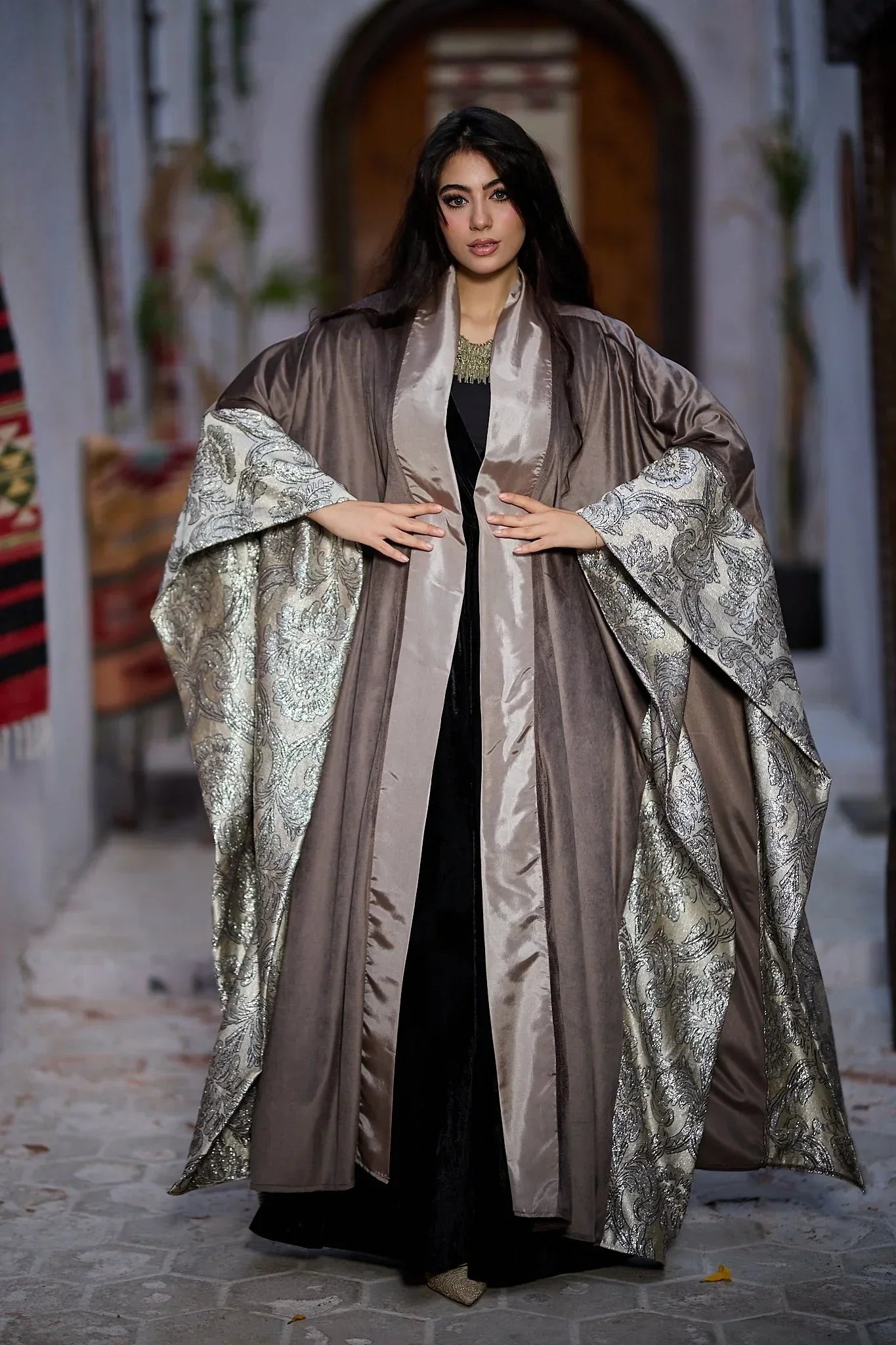 Velvet shawl - Dress Code - Babazzaro