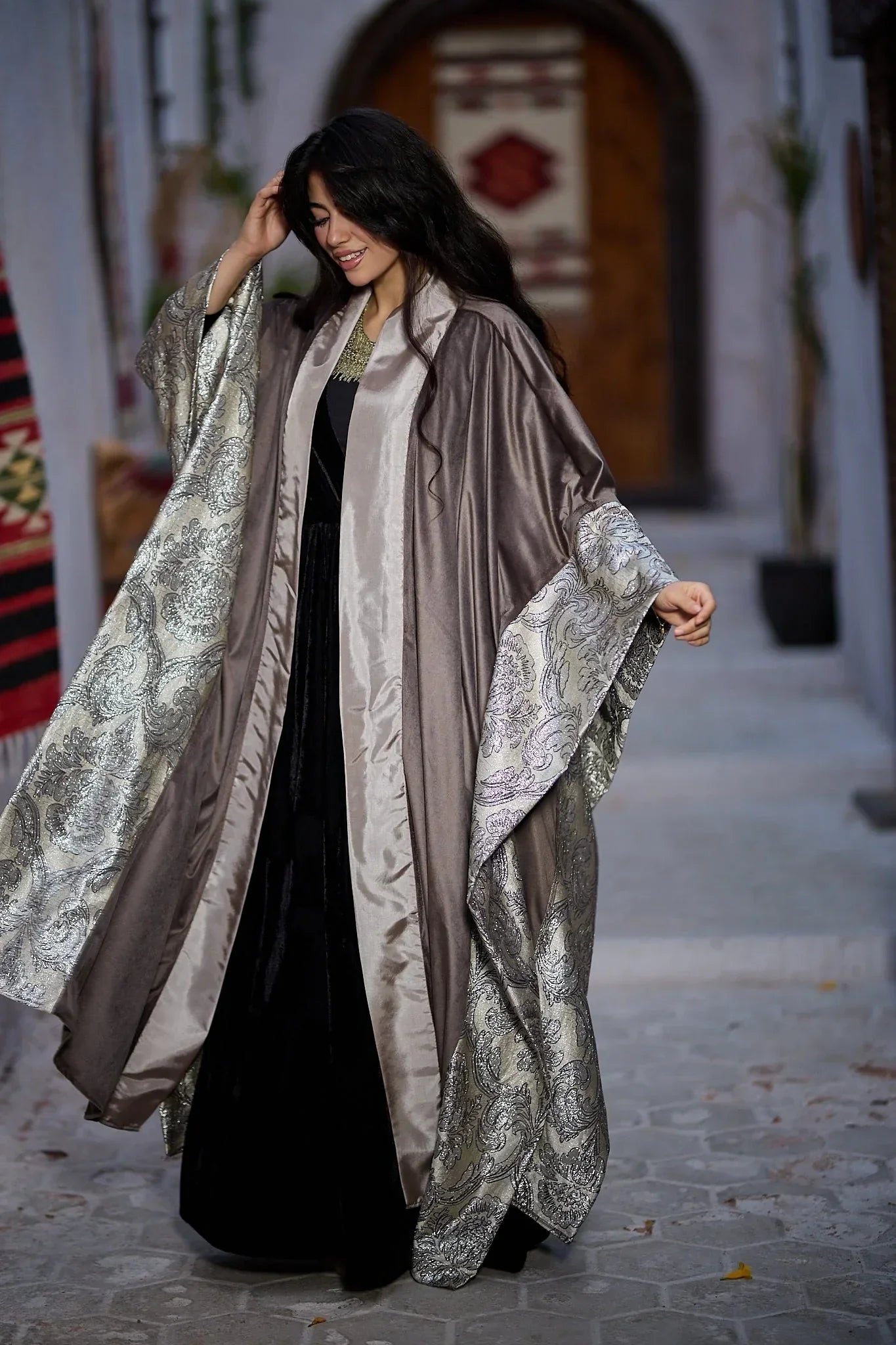 Velvet shawl - Dress Code - Babazzaro