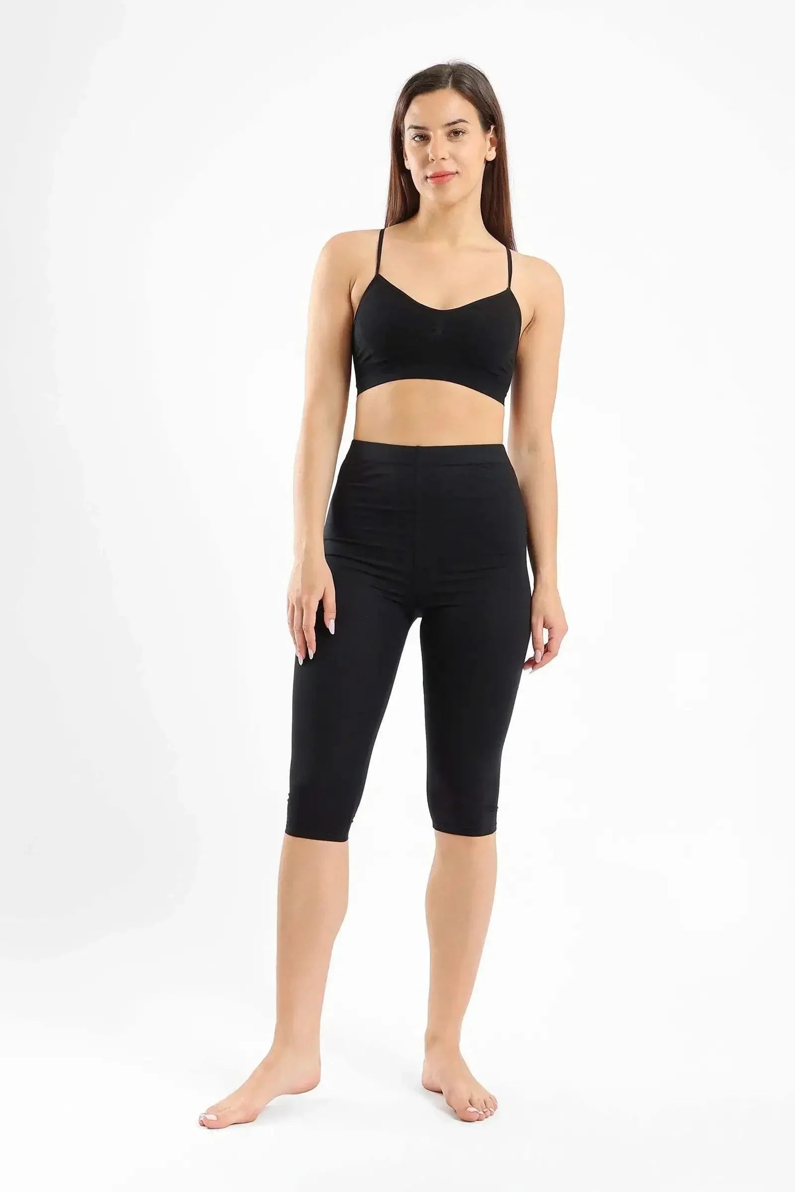 Carina - Viscose Capri Leggings 10