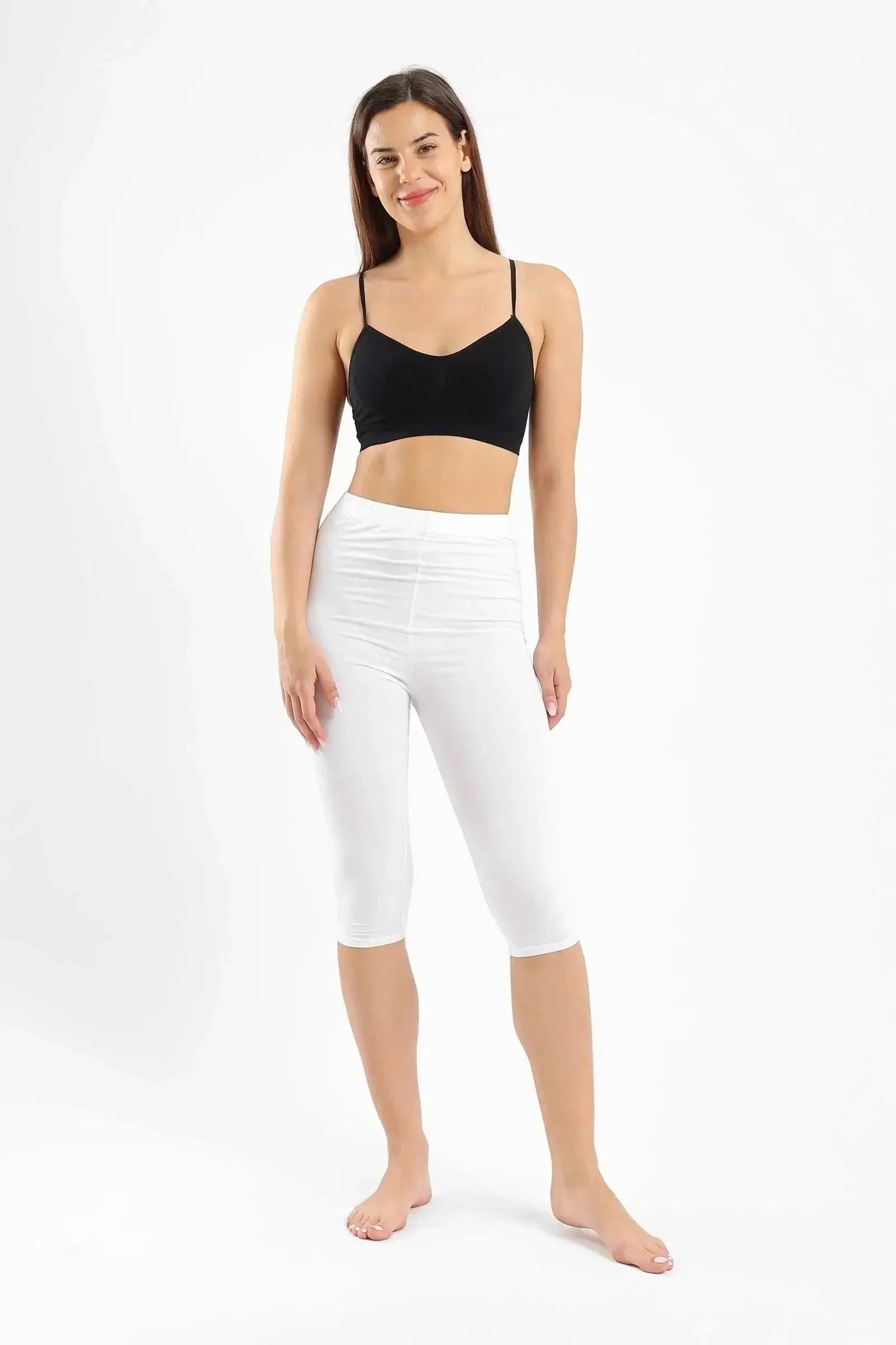 Carina - Viscose Capri Leggings 11