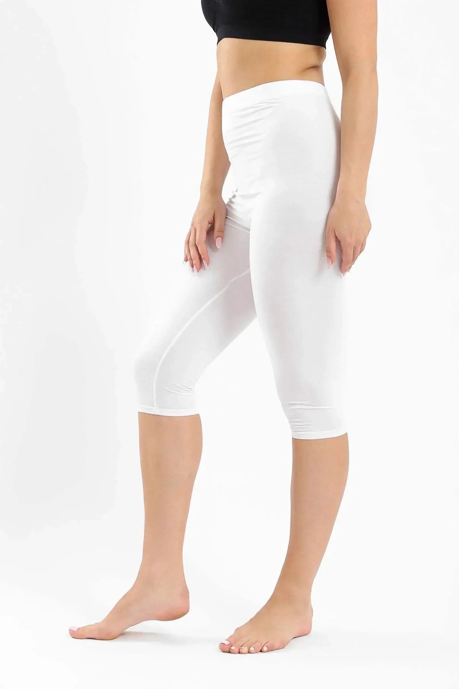 Carina - Viscose Capri Leggings 7