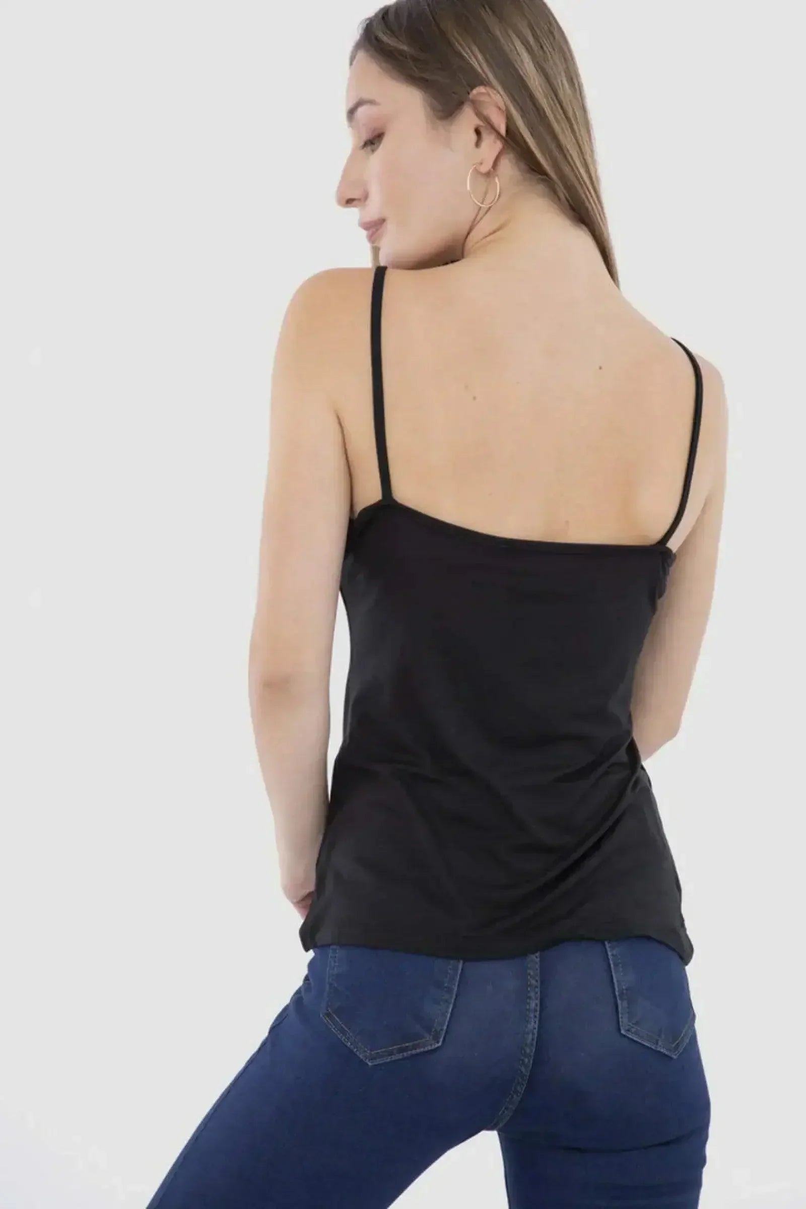 Carina - Viscose Sleeveless Tank Top 10