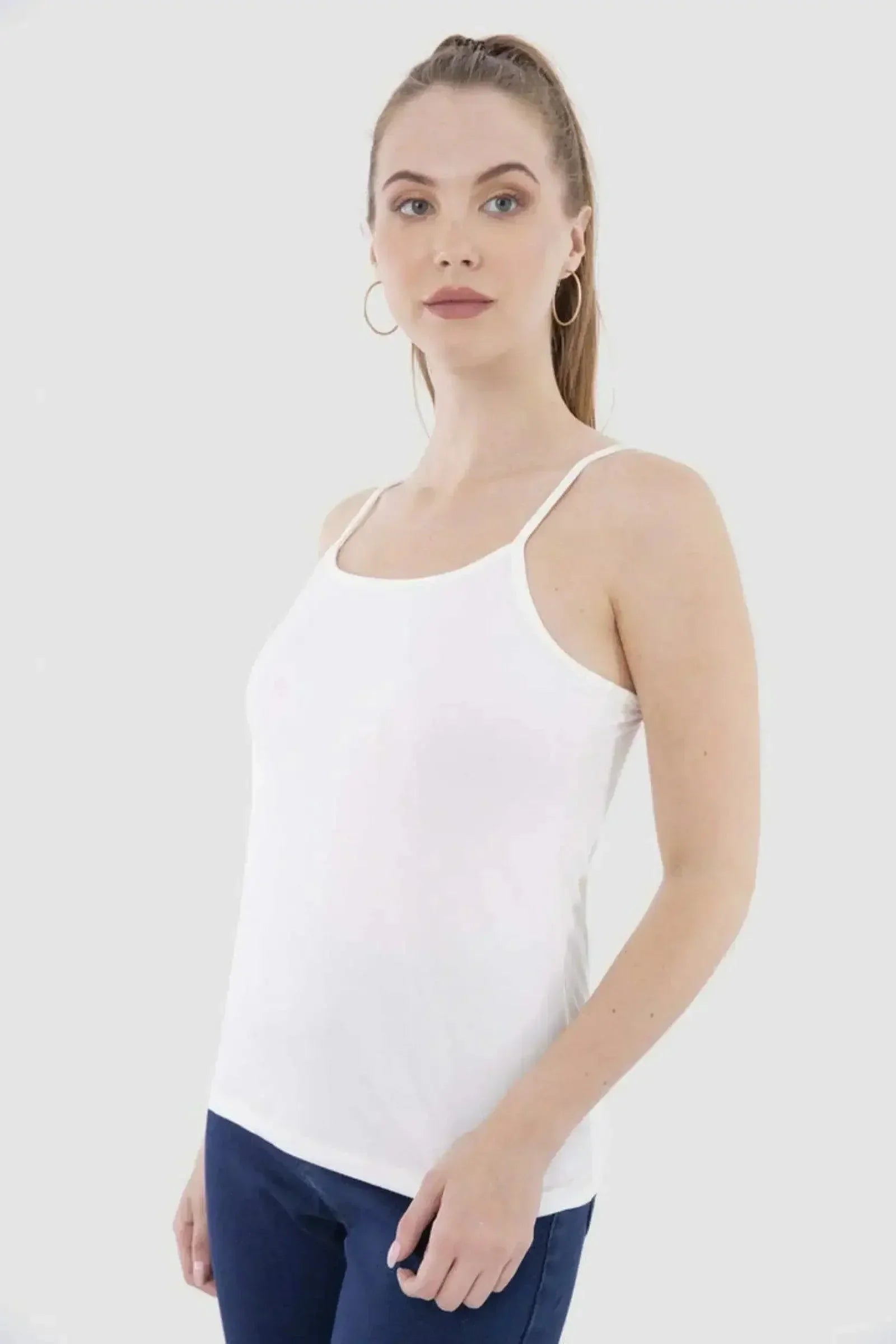 Carina - Viscose Sleeveless Tank Top 12