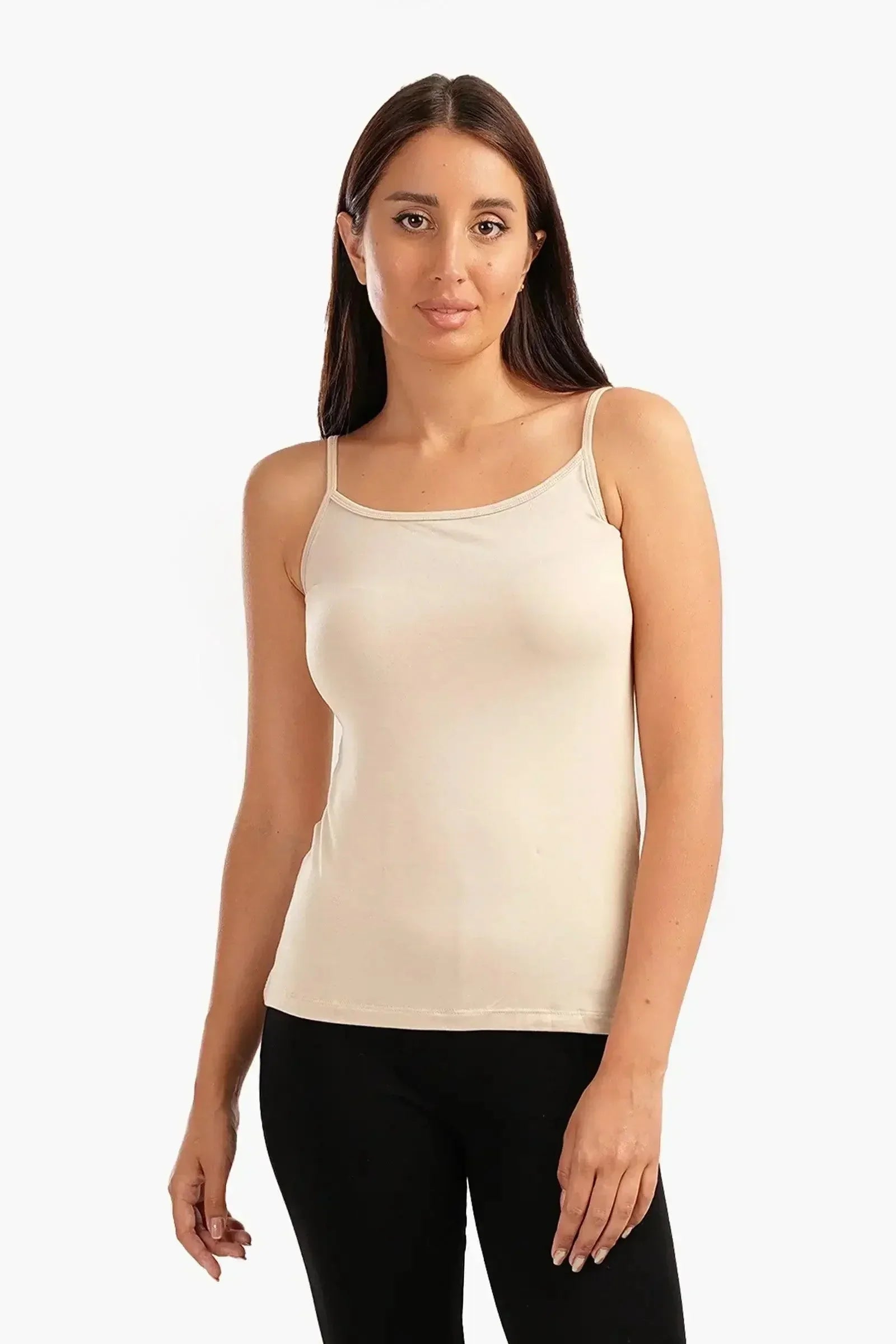 Carina - Viscose Sleeveless Tank Top 1