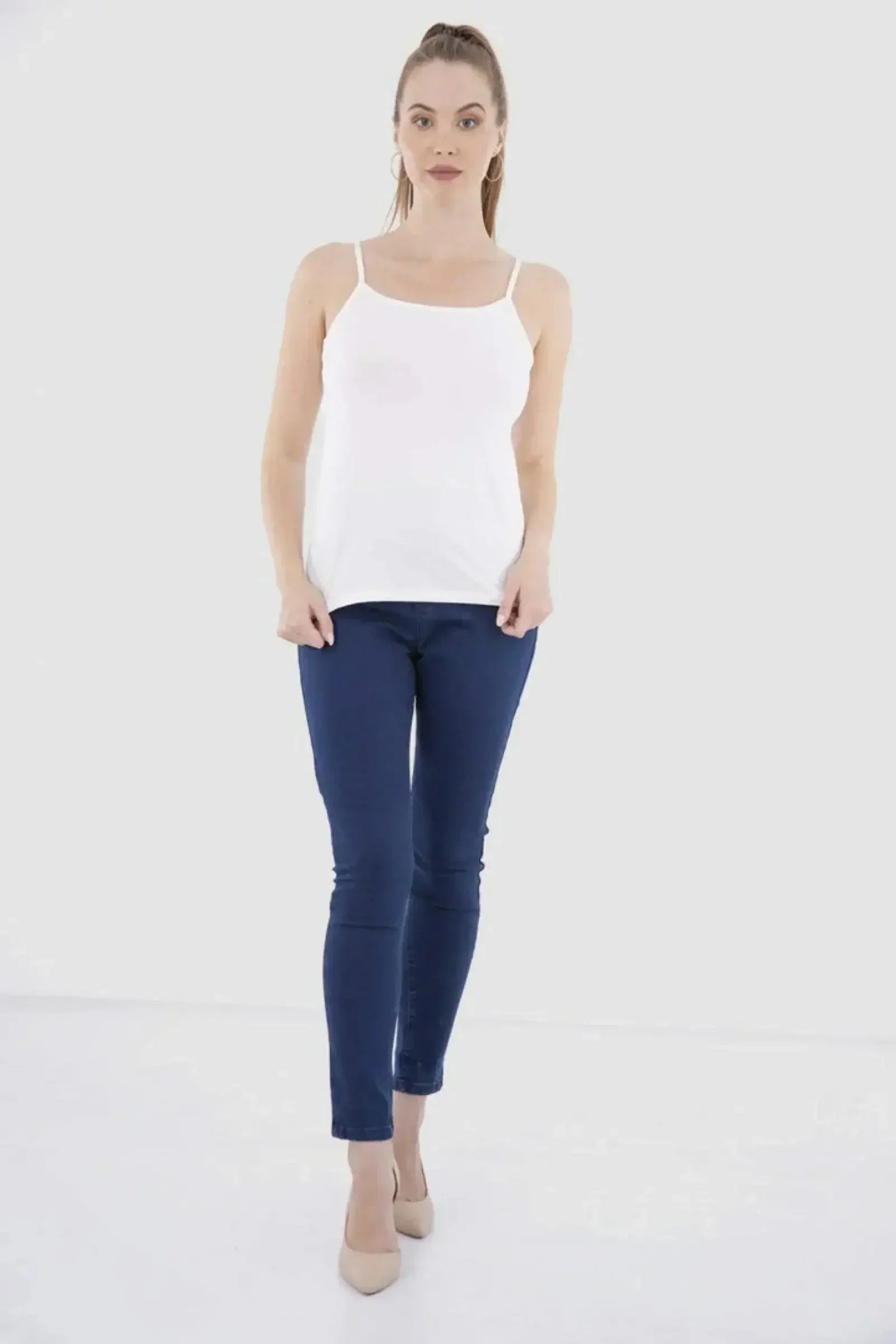 Carina - Viscose Sleeveless Tank Top 20