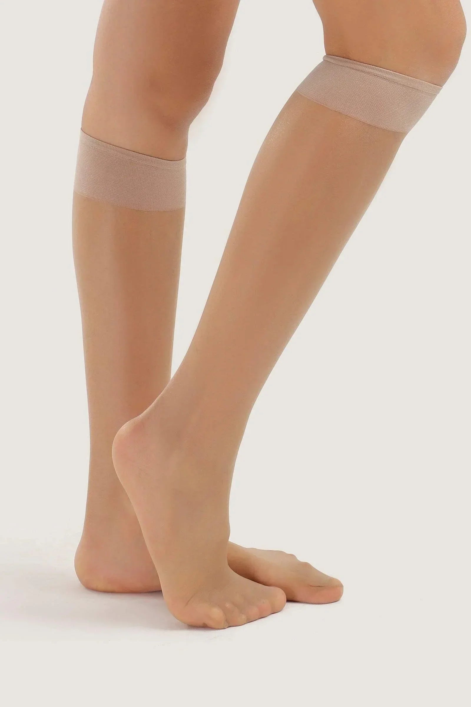 Carina - Voile Knee High Socks 1