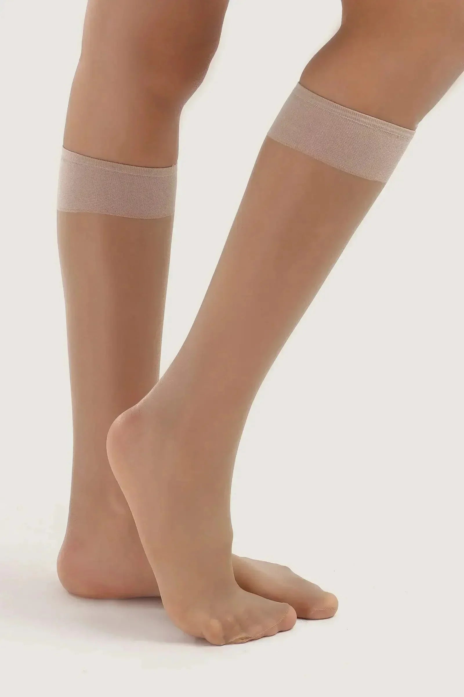 Carina - Voile Knee High Socks 4