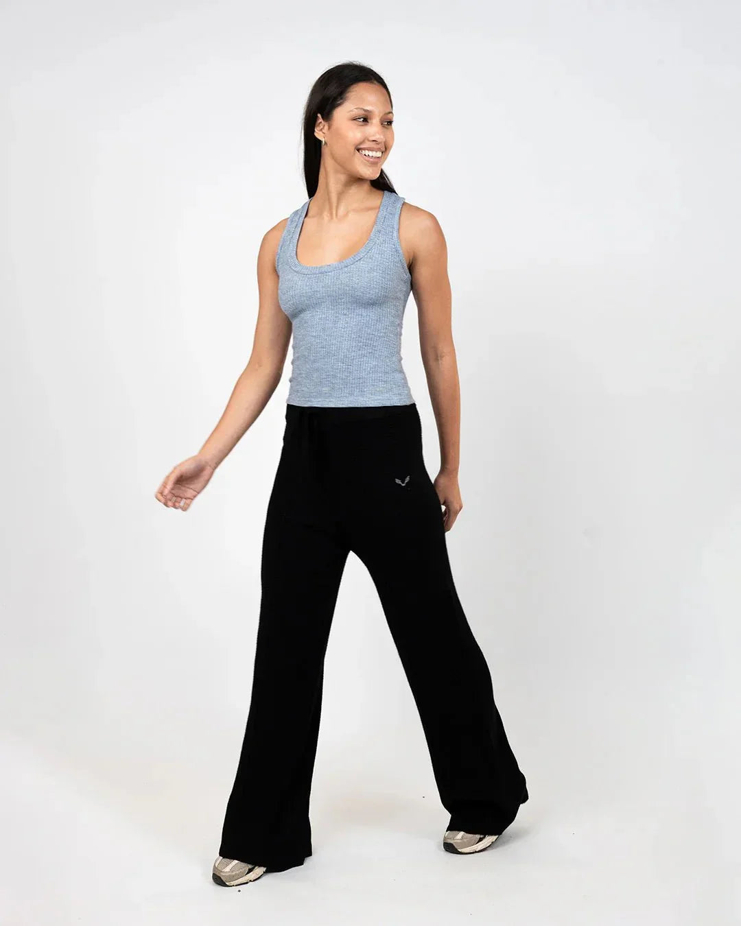 Waffle - Luxe Pants Black - Bfeerce - Babazzaro