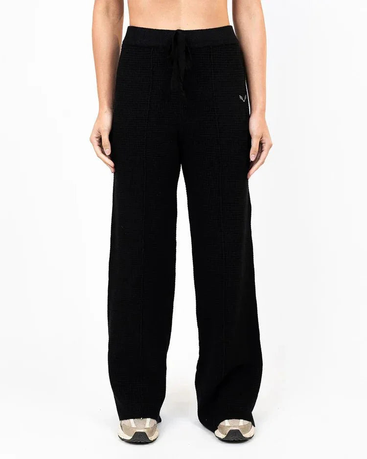 Waffle - Luxe Pants Black - Bfeerce - Babazzaro