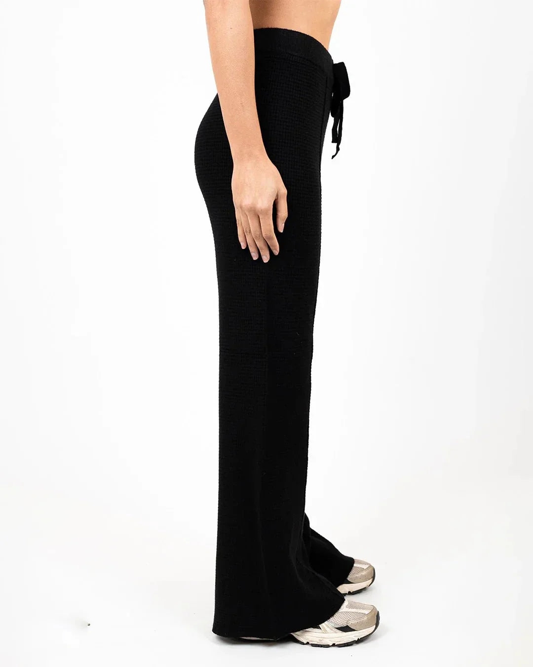 Waffle - Luxe Pants Black - Bfeerce - Babazzaro