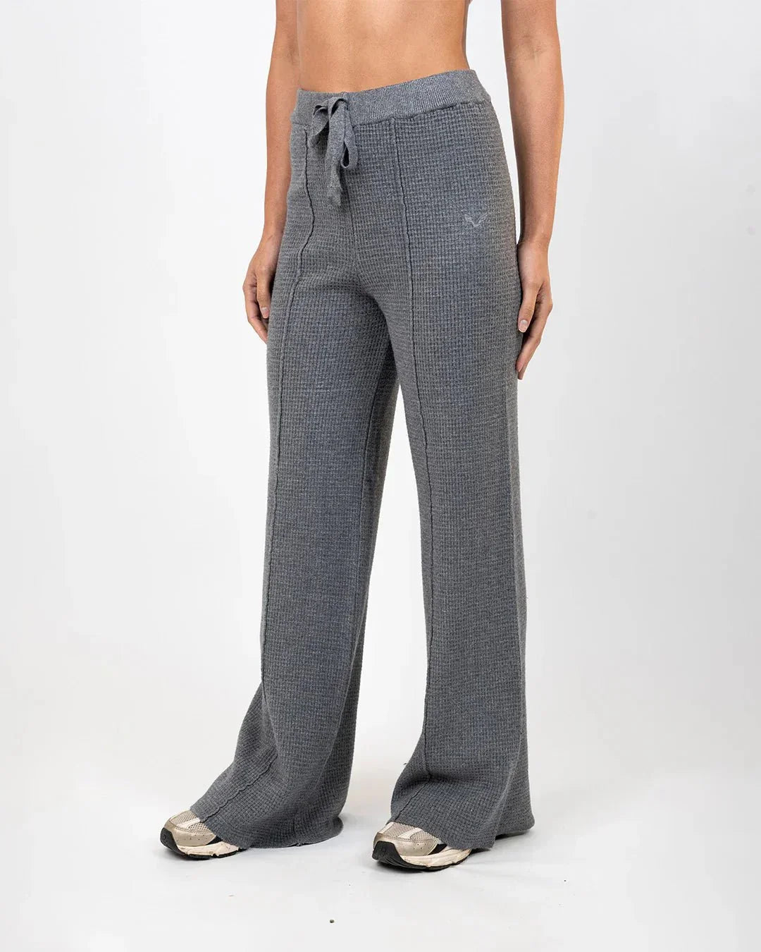 Waffle - Luxe Pants Grey - Bfeerce - Babazzaro