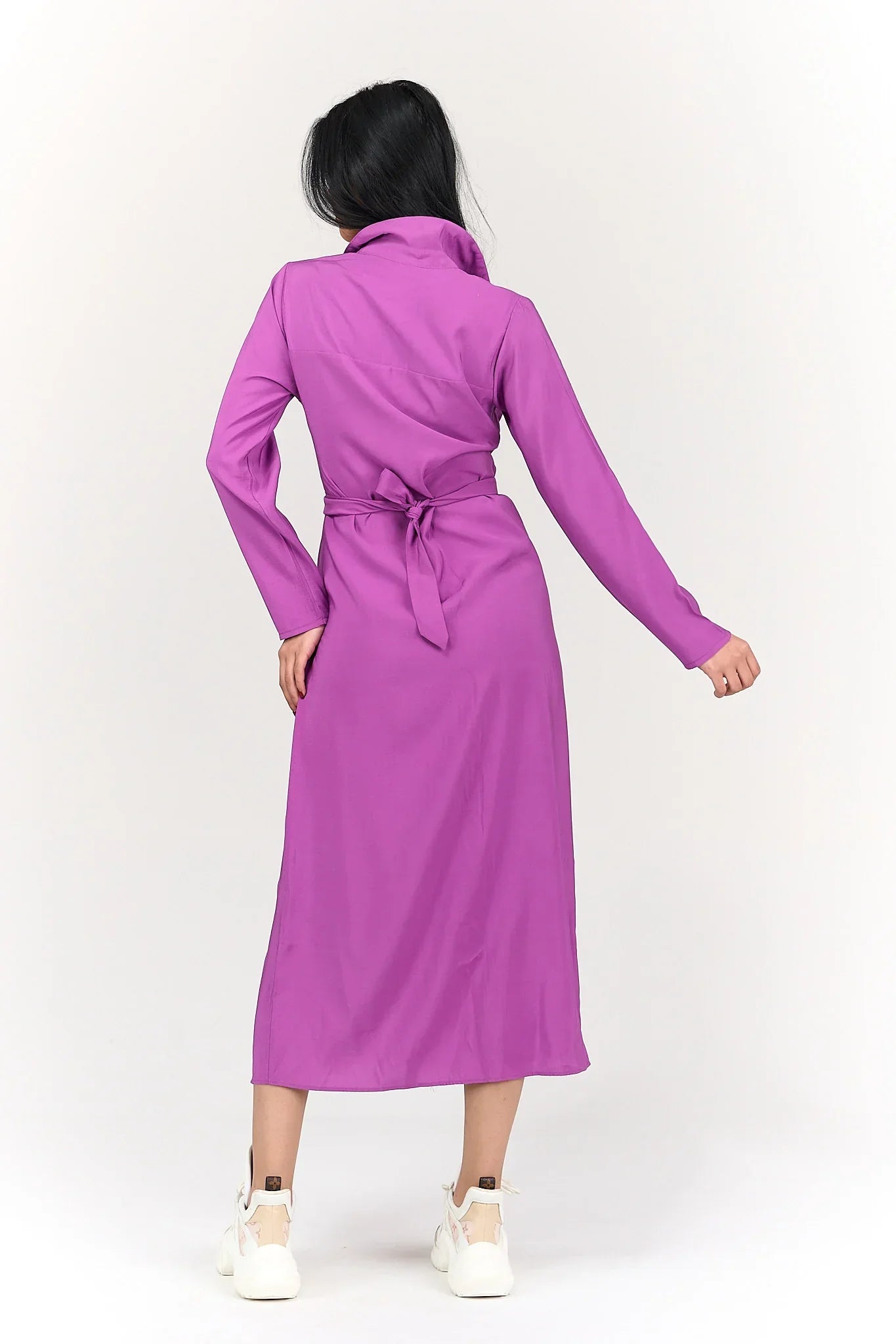 Shirt Dress with Tie Belt - Clue 8