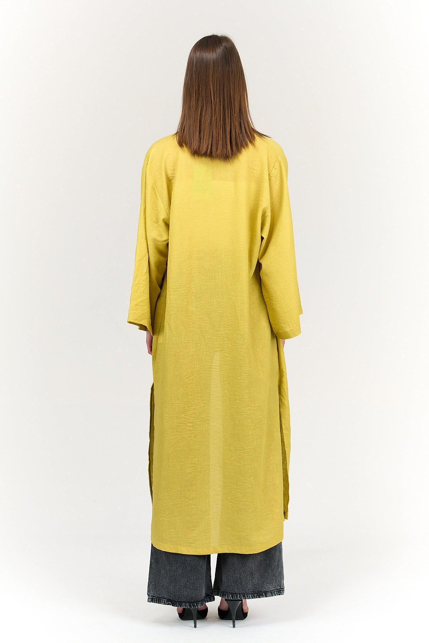 Clue - Linen Open Front Kimono 3