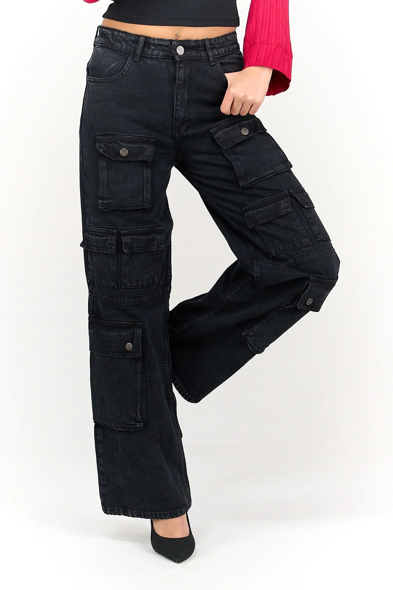 Clue - Jeans with Multiple Pockets 1
