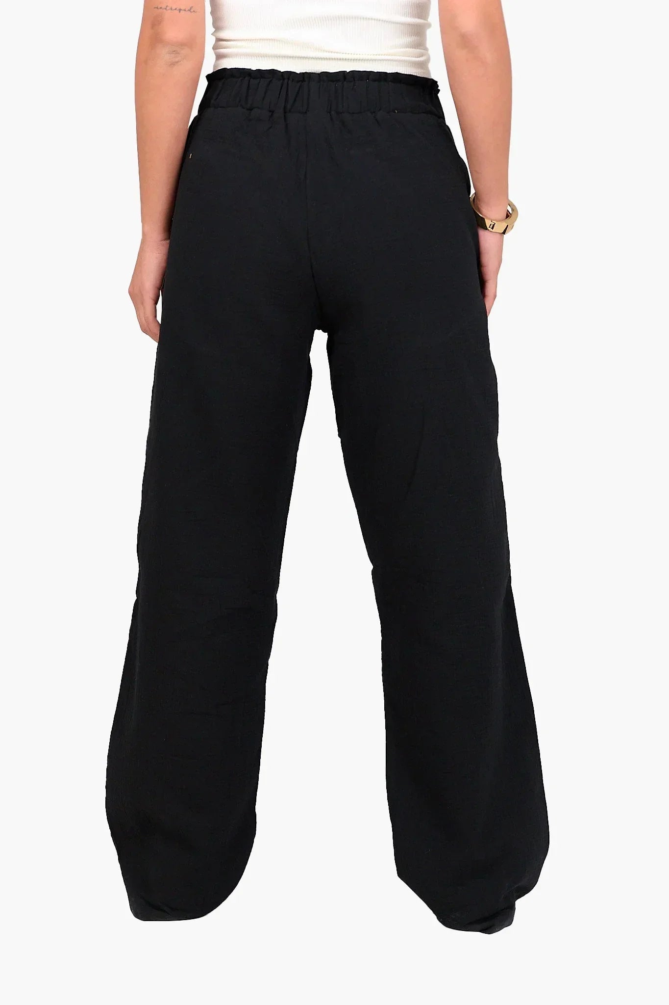 Clue - Relaxed Tencel Wide-Leg Pants 6