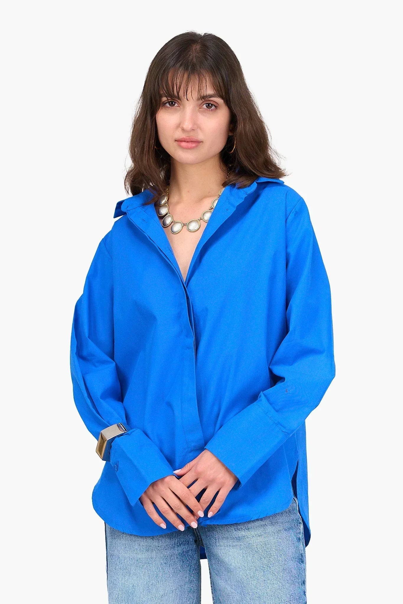 Clue - Poplin Hidden Placket Shirt 7