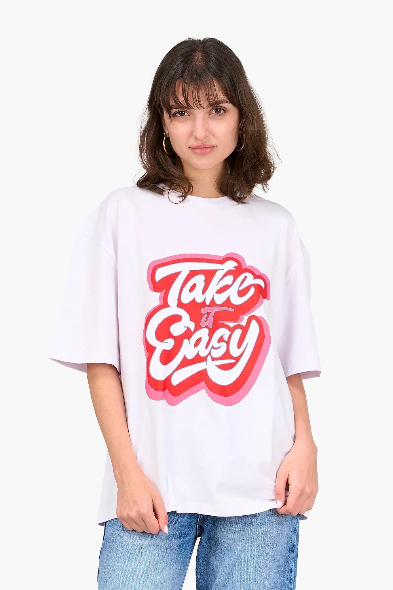 Clue - "Take It Easy" Printed T-Shirt 1