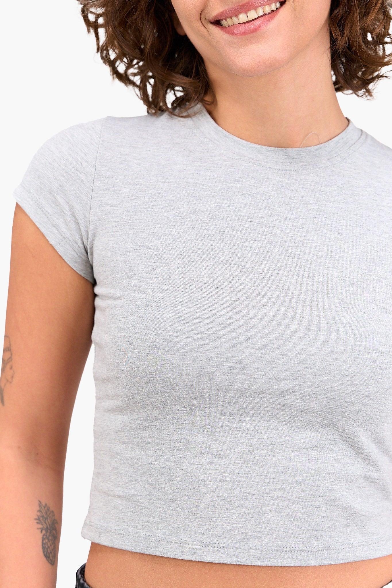 Clue - Cotton Blend Cropped Top 5