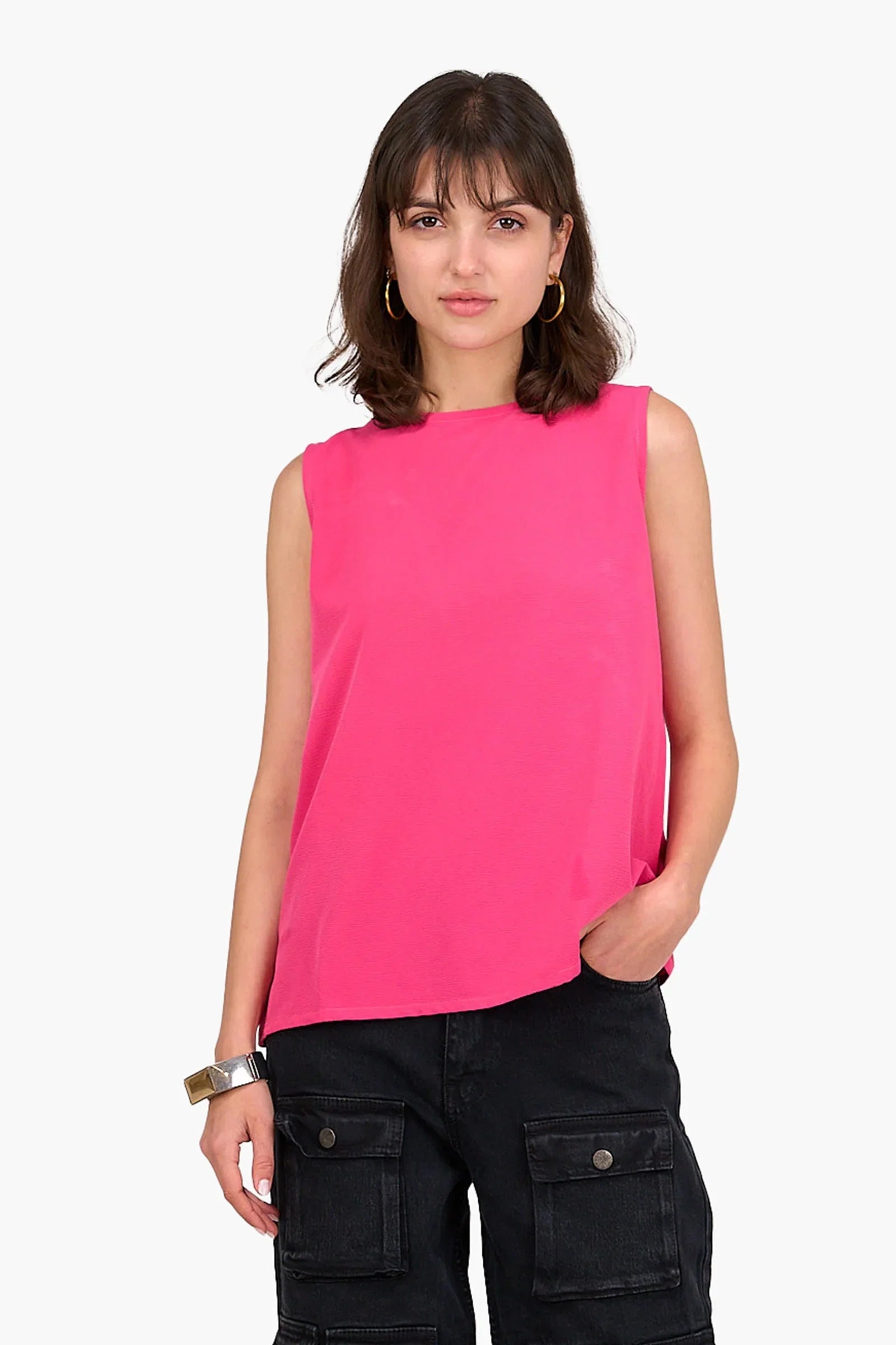 Clue - Tencel Sleeveless Blouse 1