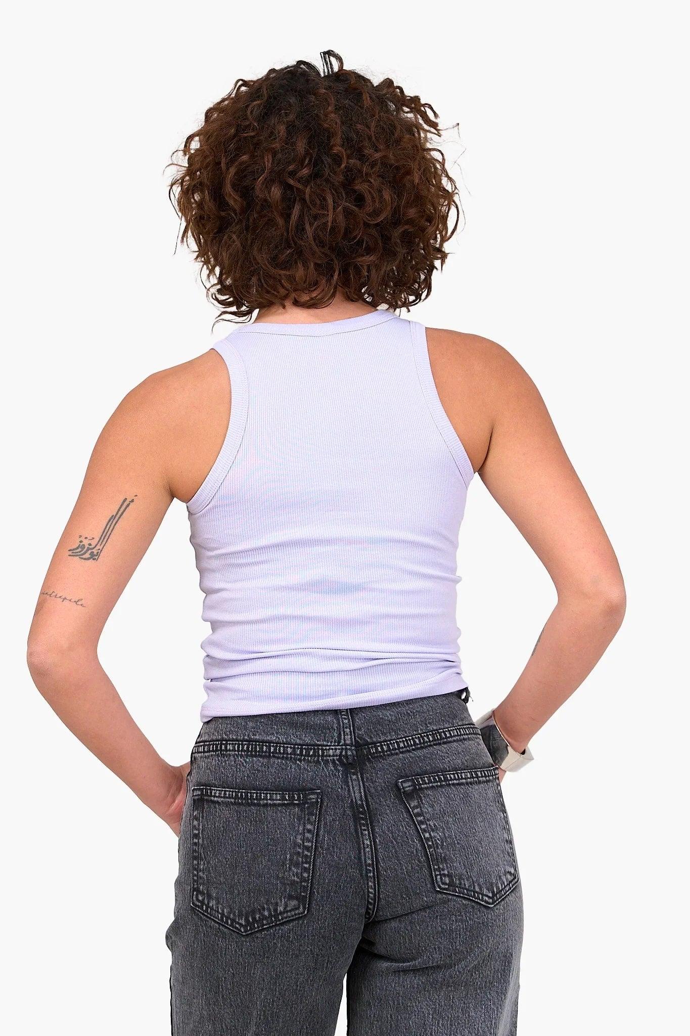 Clue - Ribbed Cotton Cropped Top 3