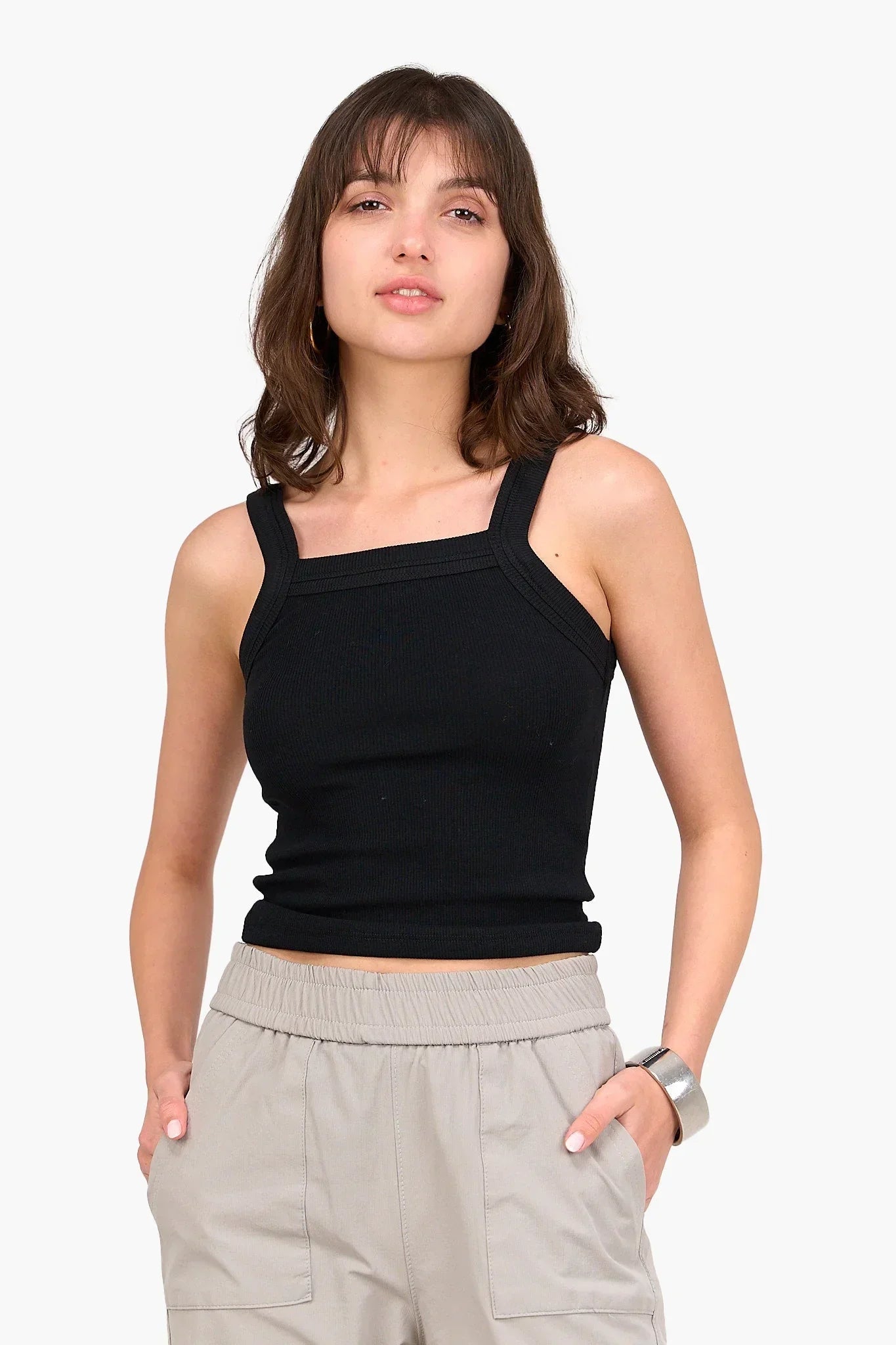 Clue - Square Neck Ribbed Top 4