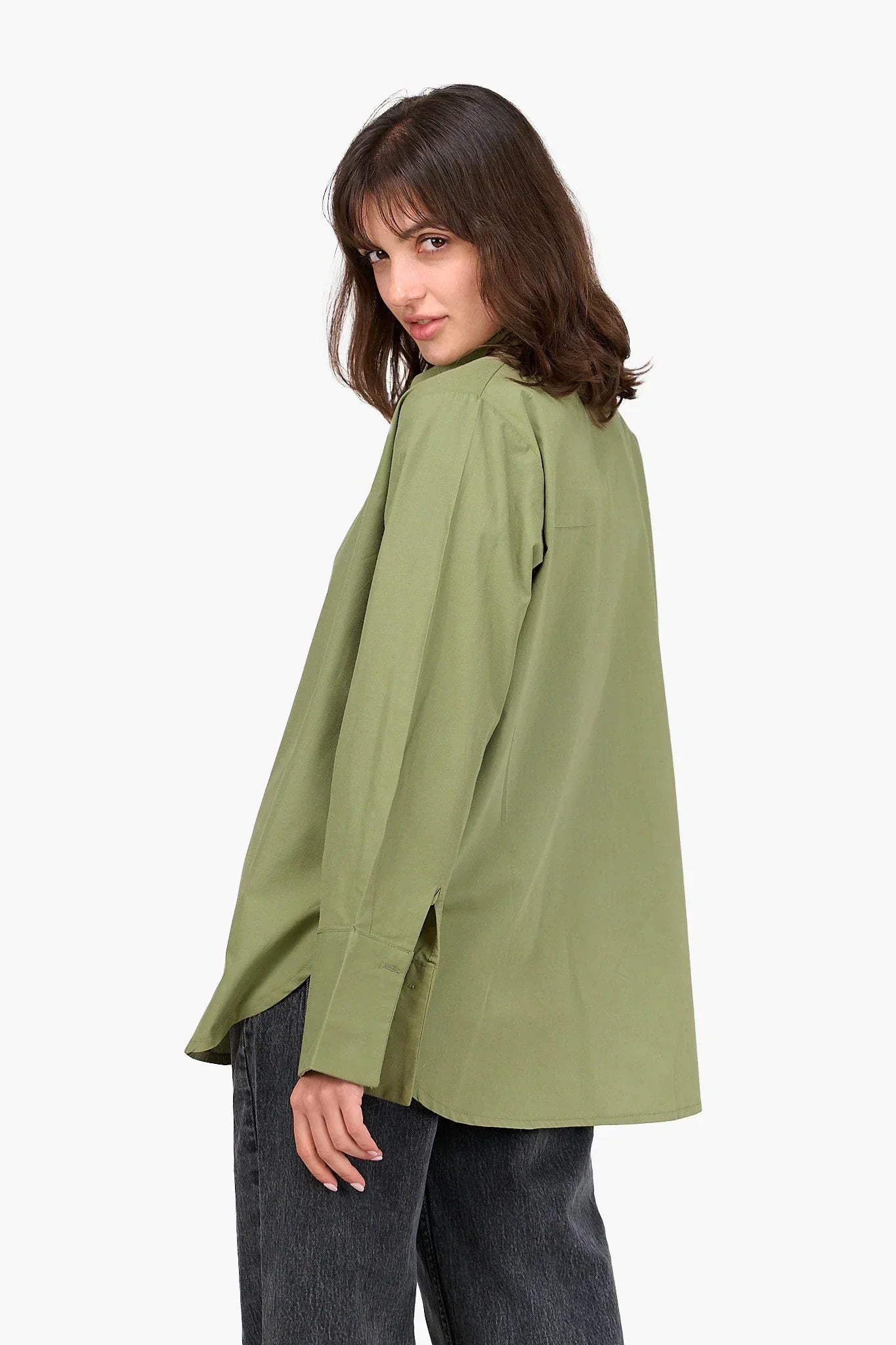 Clue - Poplin Hidden Placket Shirt 10