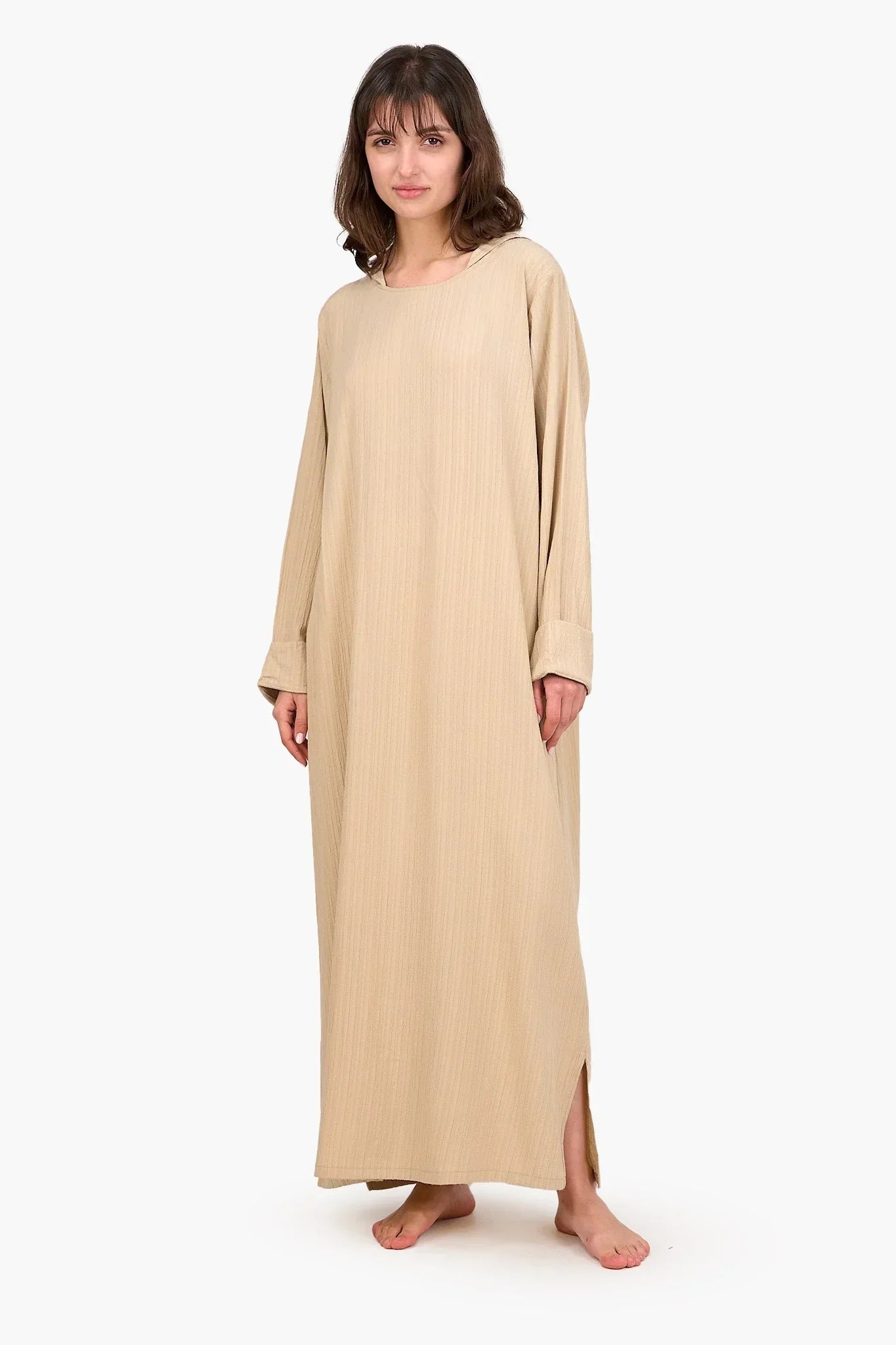 Clue - Self Pattern Hooded Dress 4