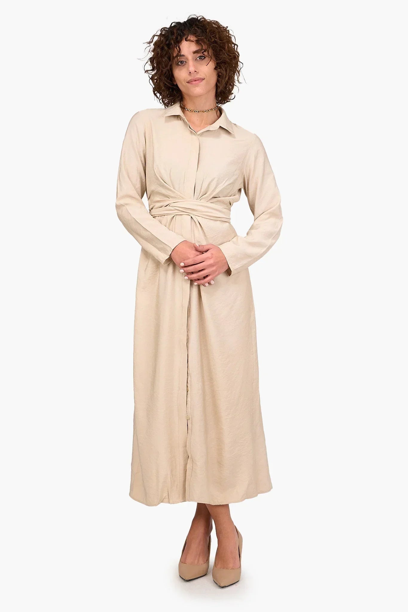 Clue - Shirt Dress with Tie Belt 3