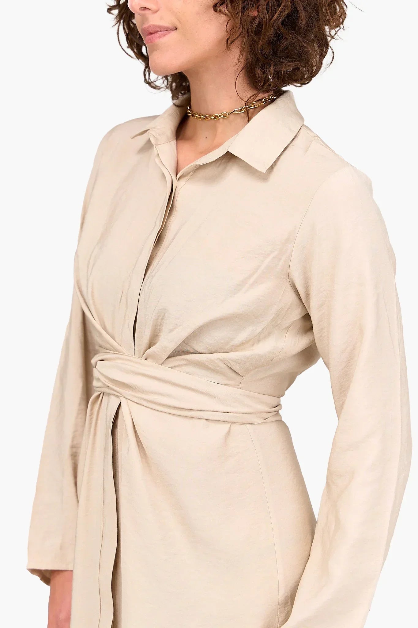 Clue - Shirt Dress with Tie Belt 5