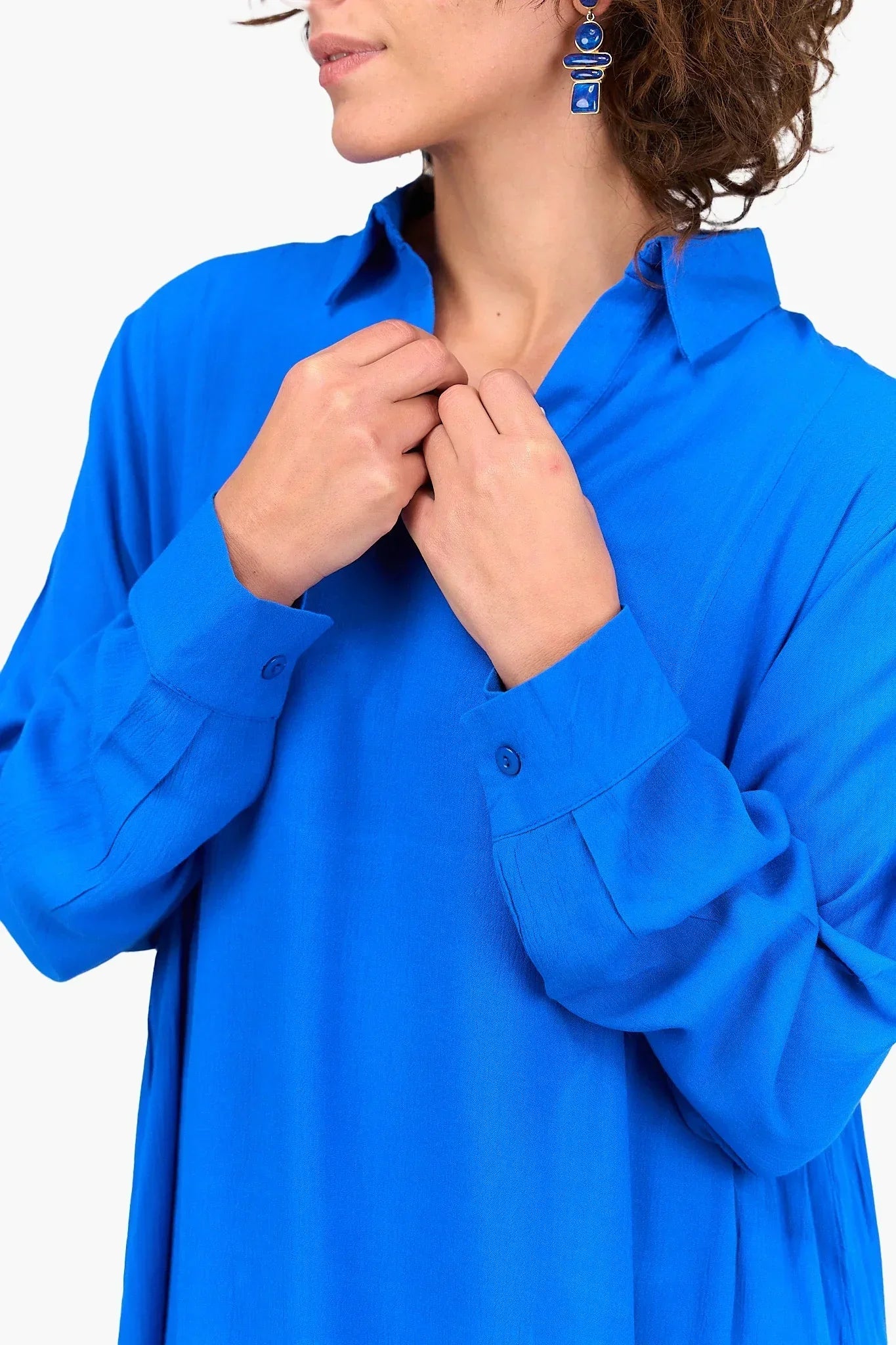 Clue - Buttoned Cuffs Dress 7