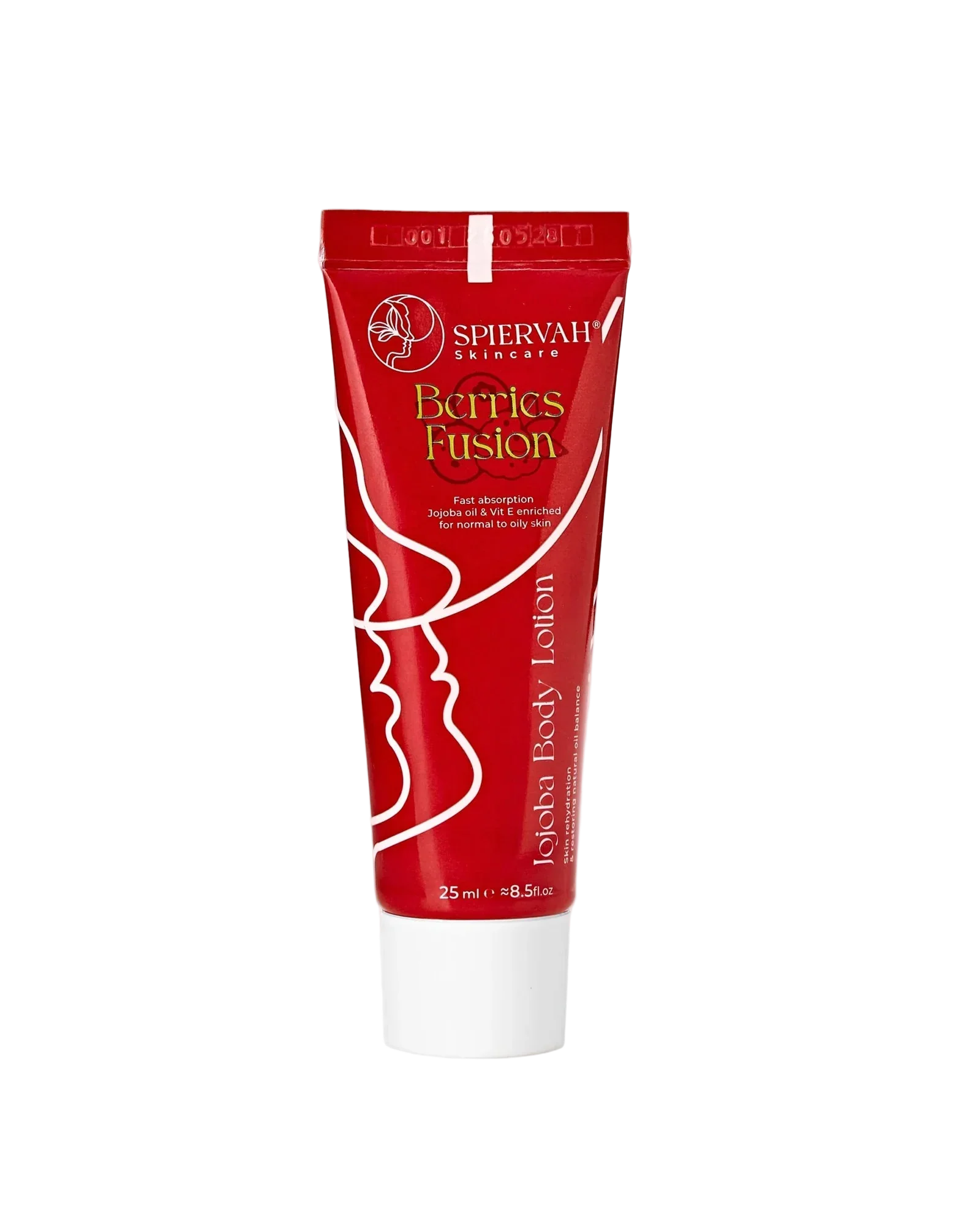 Spiervah Jojoba Body Lotion - Berries fusion- 25 ml Travel Size