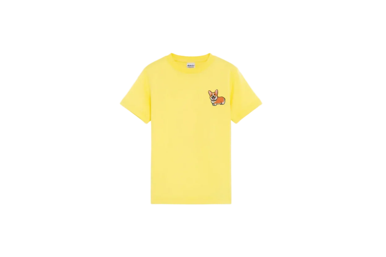 Colour Capsules - Little Corgi Embroidered Tee 1